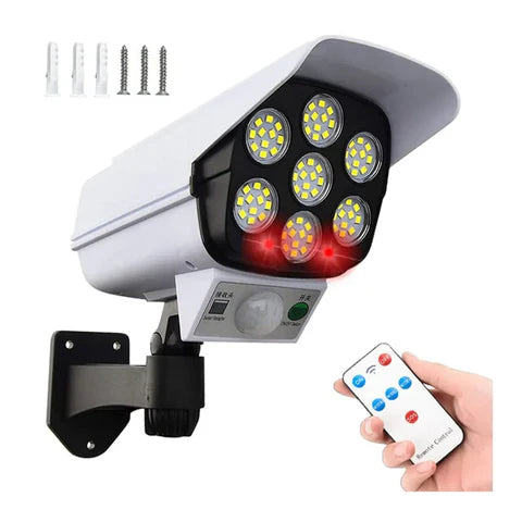 BrightPatrol® - Foco LED solar tipo cámara - Aumenta la protección de tu hogar🔒