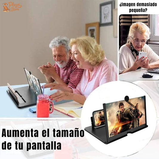 AMPLIFICADOR DE PANTALLA DE CELULAR - VISUALIZA EN GRANDE - DISFRUTA SIN CANSAR TU VISTA ✨