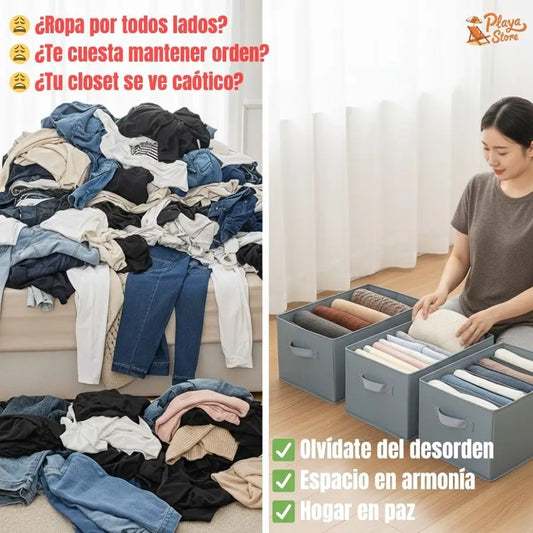 PACK 2X1 - ORGANIZADOR DE ROPA - HOGAR IMPECABLE SIN CAOS 👌🏽 - EBOOK "RUTINA DE BIENESTAR"🧘🏻♀️ DE REGALO
