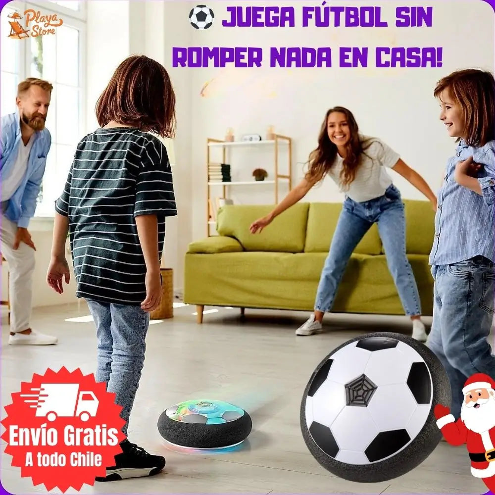 PELOTA DE FUTBOL FLOTANTE LED - MANTÉN A TUS NIÑOS ENTRETENIDOS SIN CAUSAR DAÑOS ⚽️