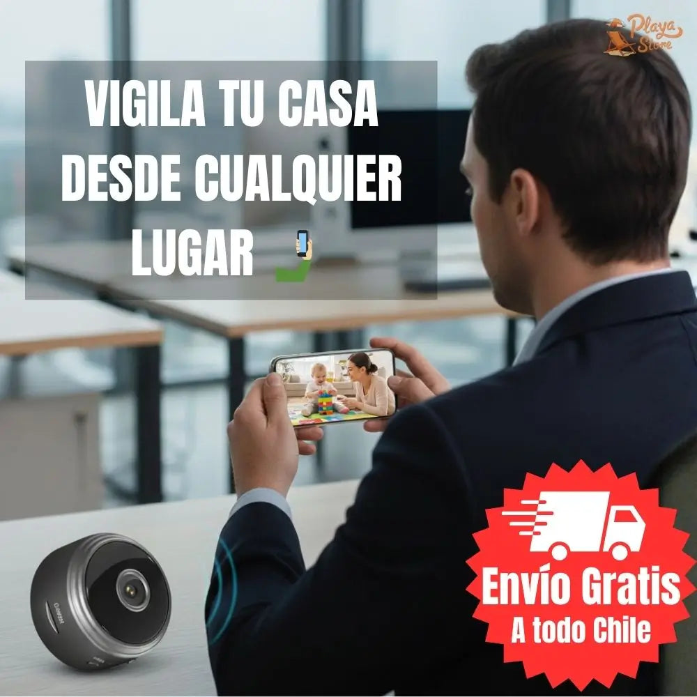 MINI CÁMARA ESPÍA – MONITOREO OCULTO - VIGILA DESDE CUALQUIER LUGAR 👀
