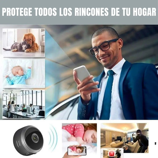 MINI CÁMARA ESPÍA – MONITOREO OCULTO - VIGILA DESDE CUALQUIER LUGAR 👀