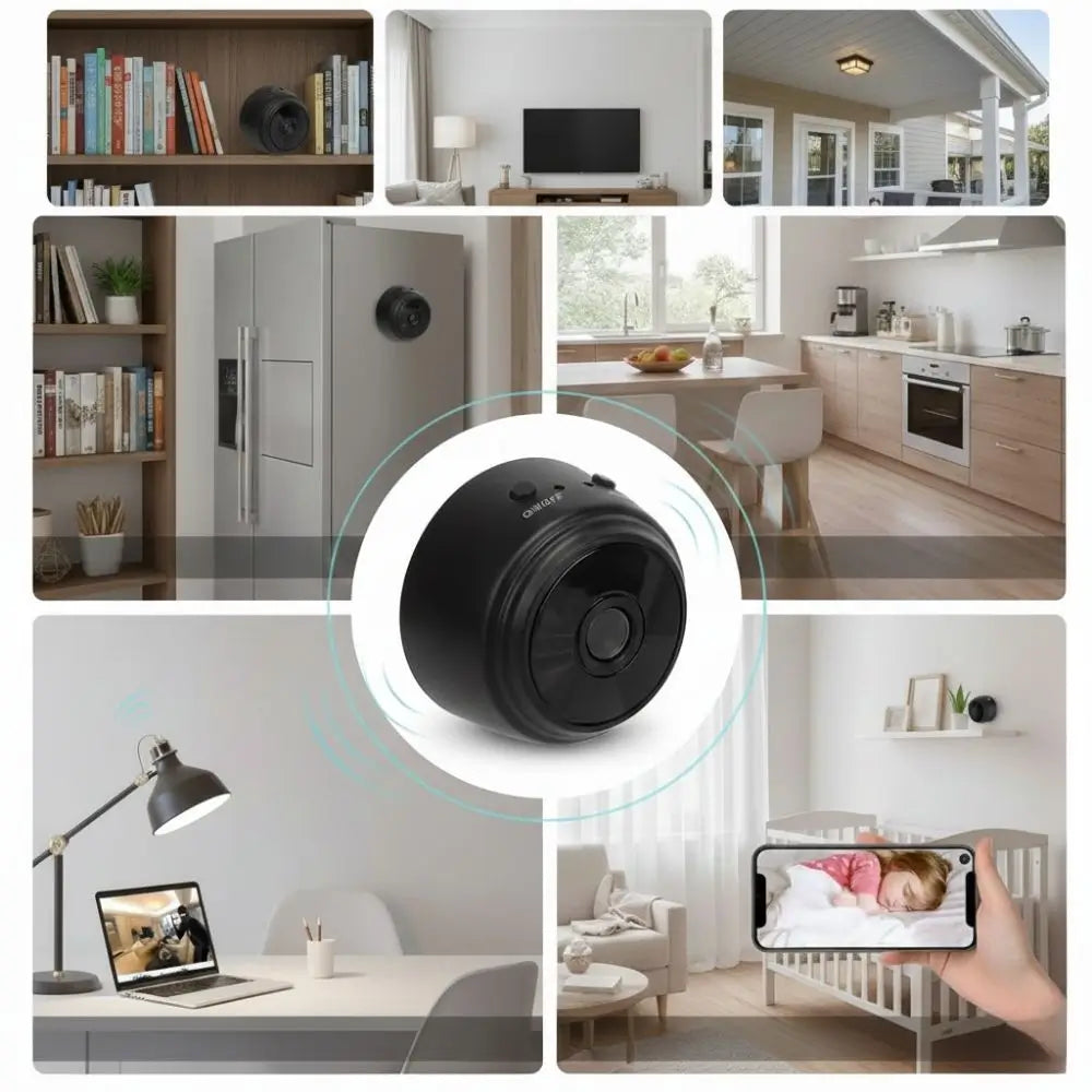 MINI CÁMARA ESPÍA – MONITOREO OCULTO - VIGILA DESDE CUALQUIER LUGAR 👀