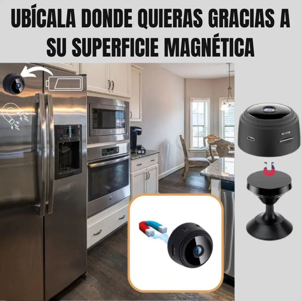 MINI CÁMARA ESPÍA – MONITOREO OCULTO - VIGILA DESDE CUALQUIER LUGAR 👀