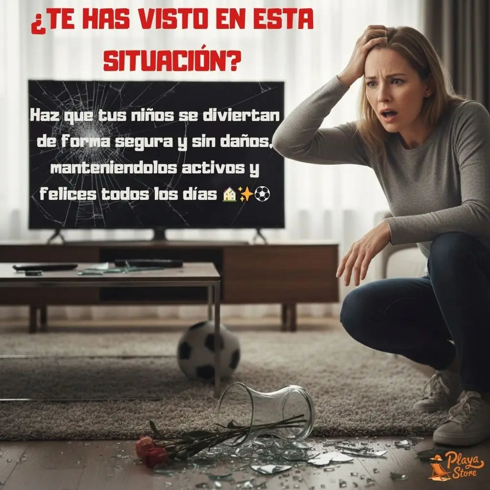 PELOTA DE FUTBOL FLOTANTE LED - MANTÉN A TUS NIÑOS ENTRETENIDOS SIN CAUSAR DAÑOS ⚽️